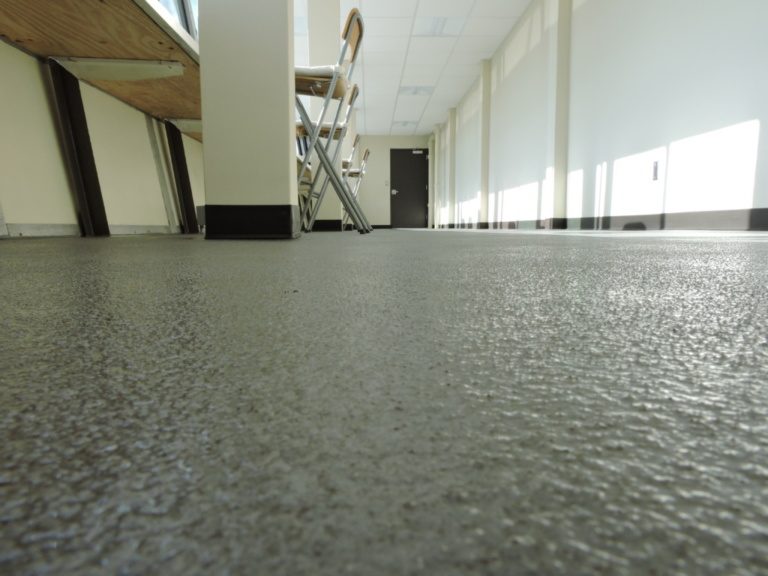 Finished garage floor project